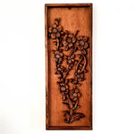 Antique Style Flowers Carved Wooden Decorative Wall Art Garden Flowers Nature easternada