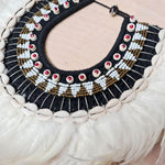 Bohemian Style Feather Sea Shells Handmade Decorative Costume Macrame Necklace Jujuhat - Easternada
