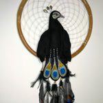Peacock - Bohemian Feather Macramé Hanging Dream Catcher Large