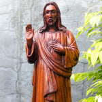Jesus Christ Christian Hand-carved Teakwood Sculpture Art