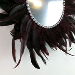 Juju Feather Vanity Wall Mirror Bohemian Style Handmade