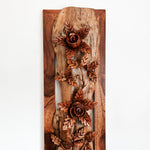 This is a stunning Carved Wooden Wall Art handmade with some eye catching results. This drift wood flowers are patiently hand carved and will undoubtedly look stunning in any décor. Driftwood Roses Gift