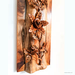 This is a stunning Carved Wooden Wall Art handmade with some eye catching results. This drift wood flowers are patiently hand carved and will undoubtedly look stunning in any décor. Driftwood Roses Gift