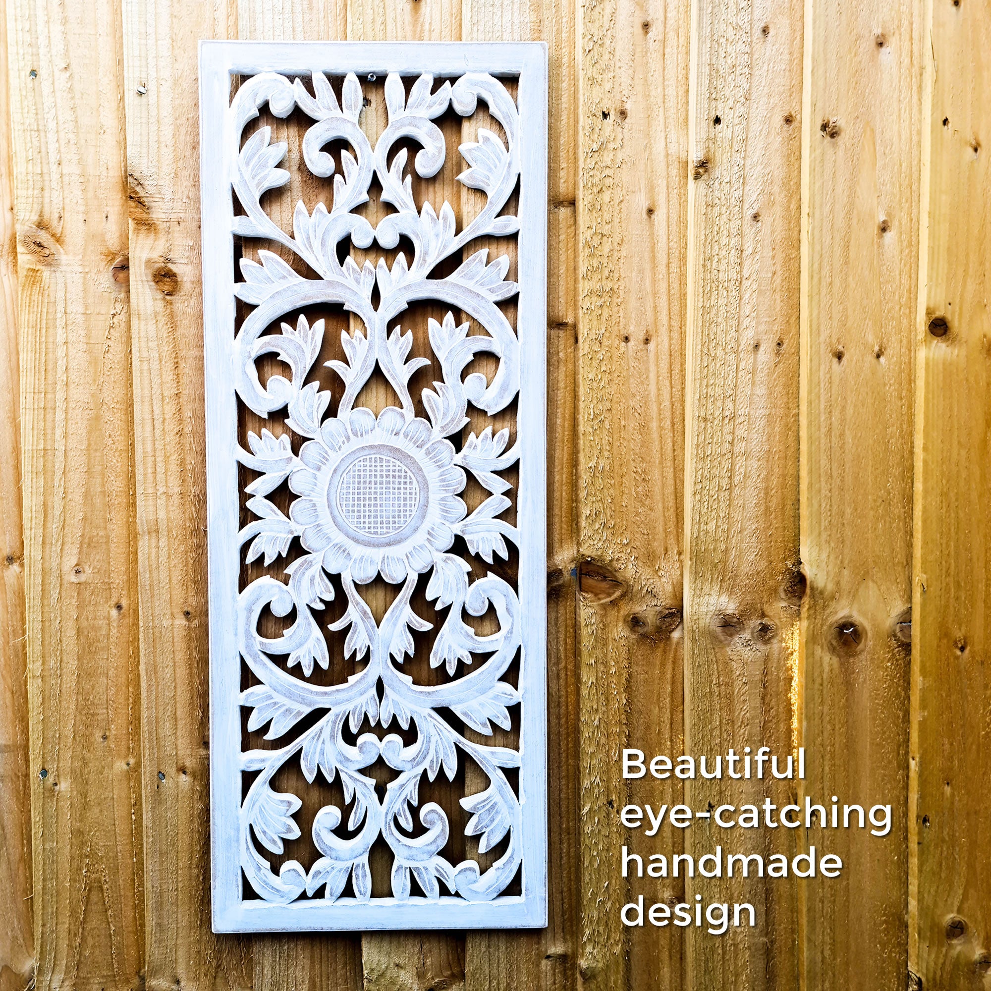 Ailes d'Ange Décoration Sculpture Chambre d'Enfant Decore Tête de Lit Blanc Shabby Chic