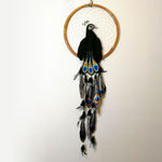 Peacock - Bohemian Feather Macramé Hanging Dream Catcher Large
