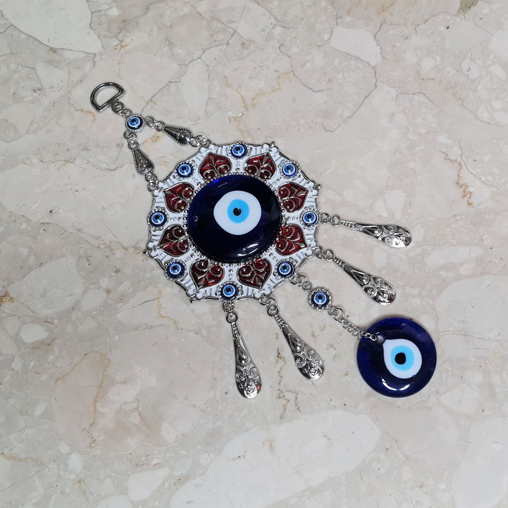 Nazar Turkish Evil Eye Bohemian Macramé Hanging Dream Catcher