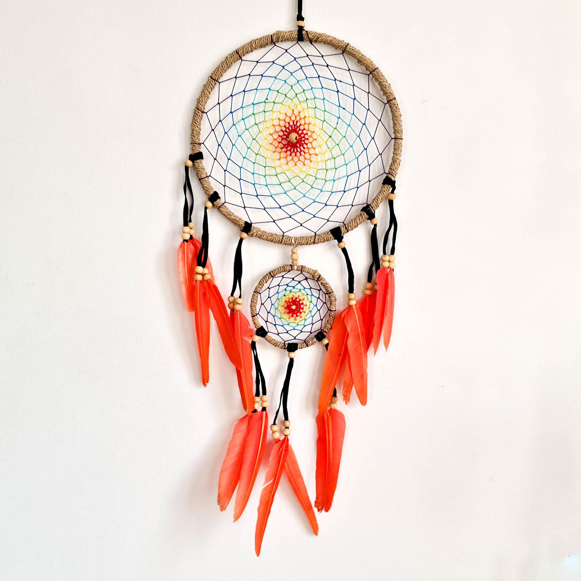 Bohemian Macramé Car Wall Hanging Dream Catcher - Easternada