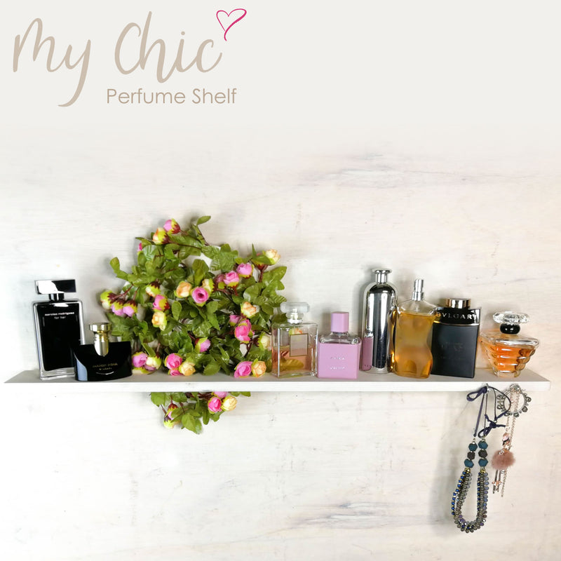 Shabby Chic Bohemian Organizer Perfume Makeup Jewelry Crystals Decorative Shelf - Easternada