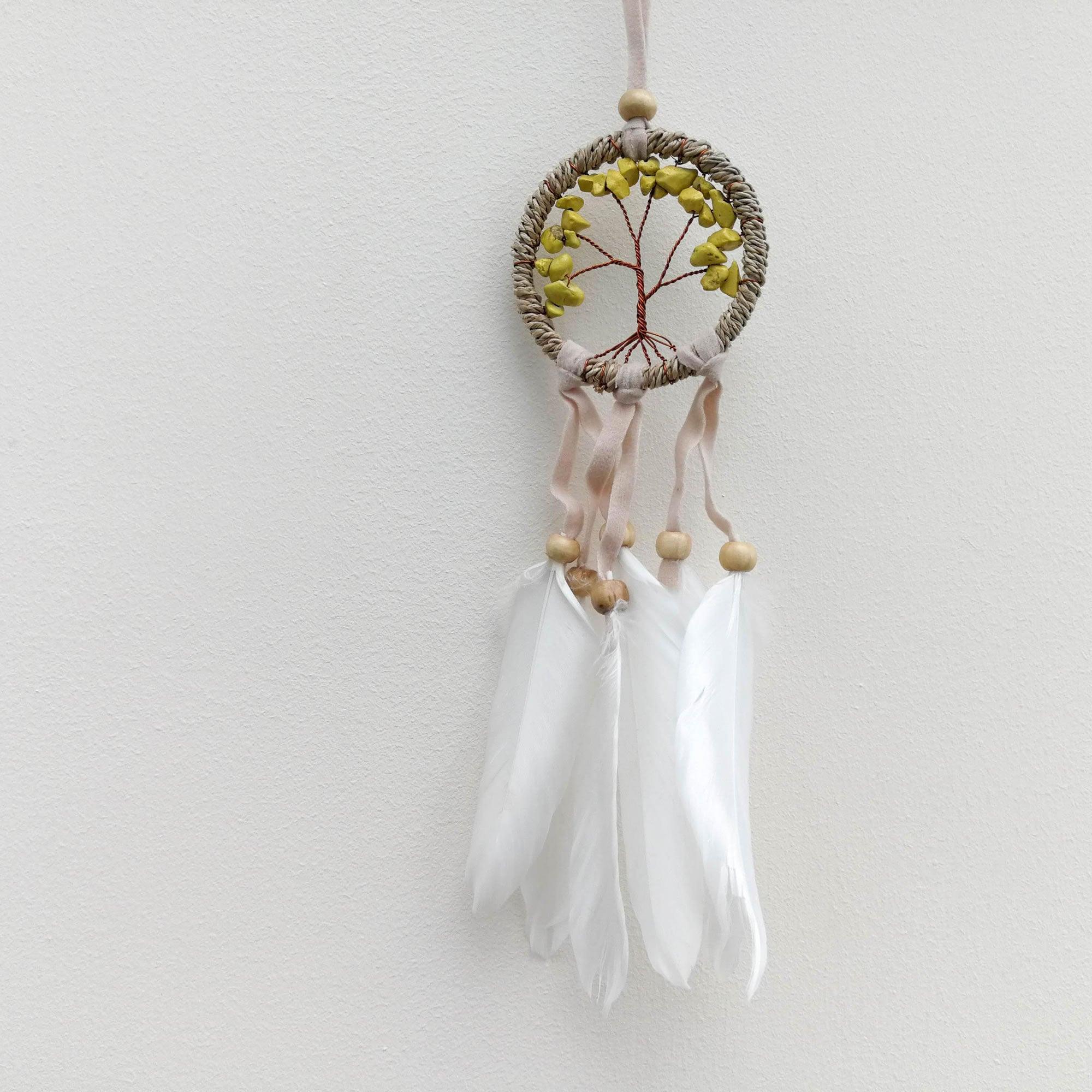 Bohemian Macrame Car Wall Hanging Dream Catcher - Tree of Life - Easternada
