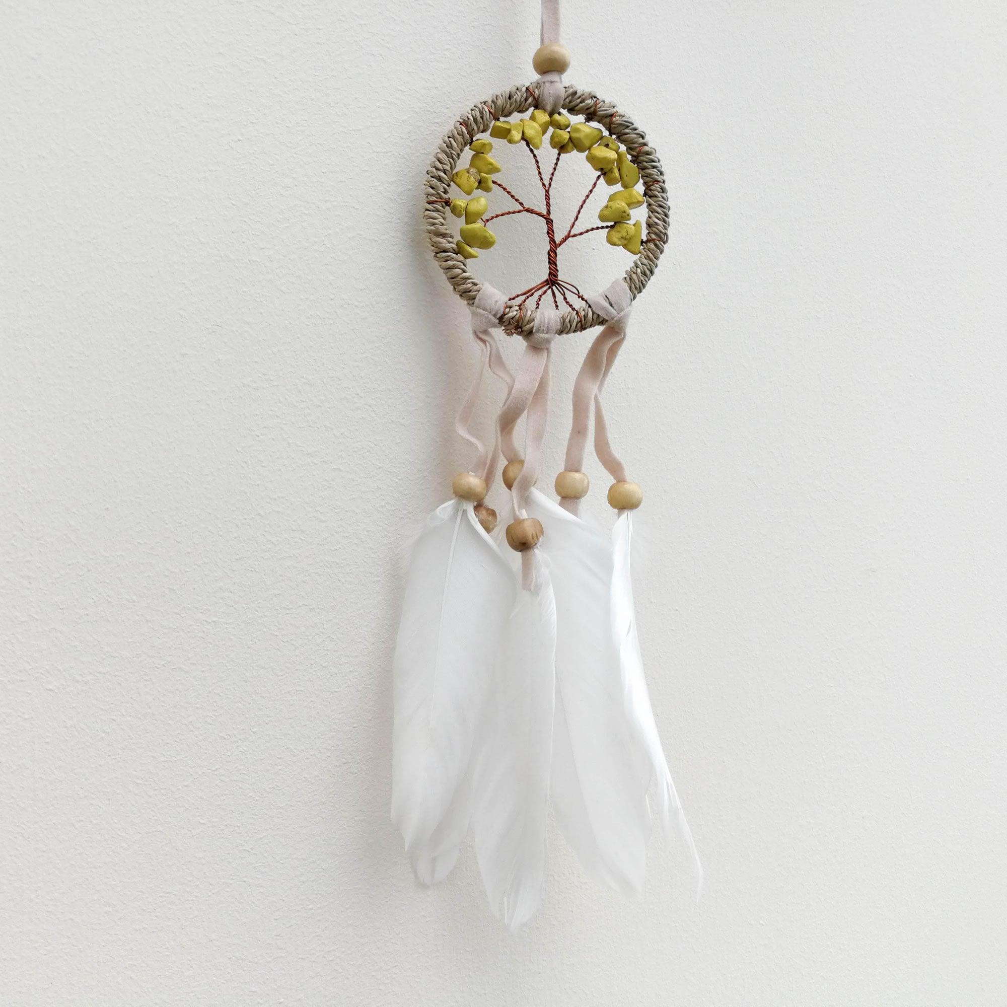 Bohemian Macrame Car Wall Hanging Dream Catcher - Tree of Life - Easternada