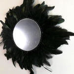Juju Feather Vanity Wall Mirror Bohemian Style Handmade