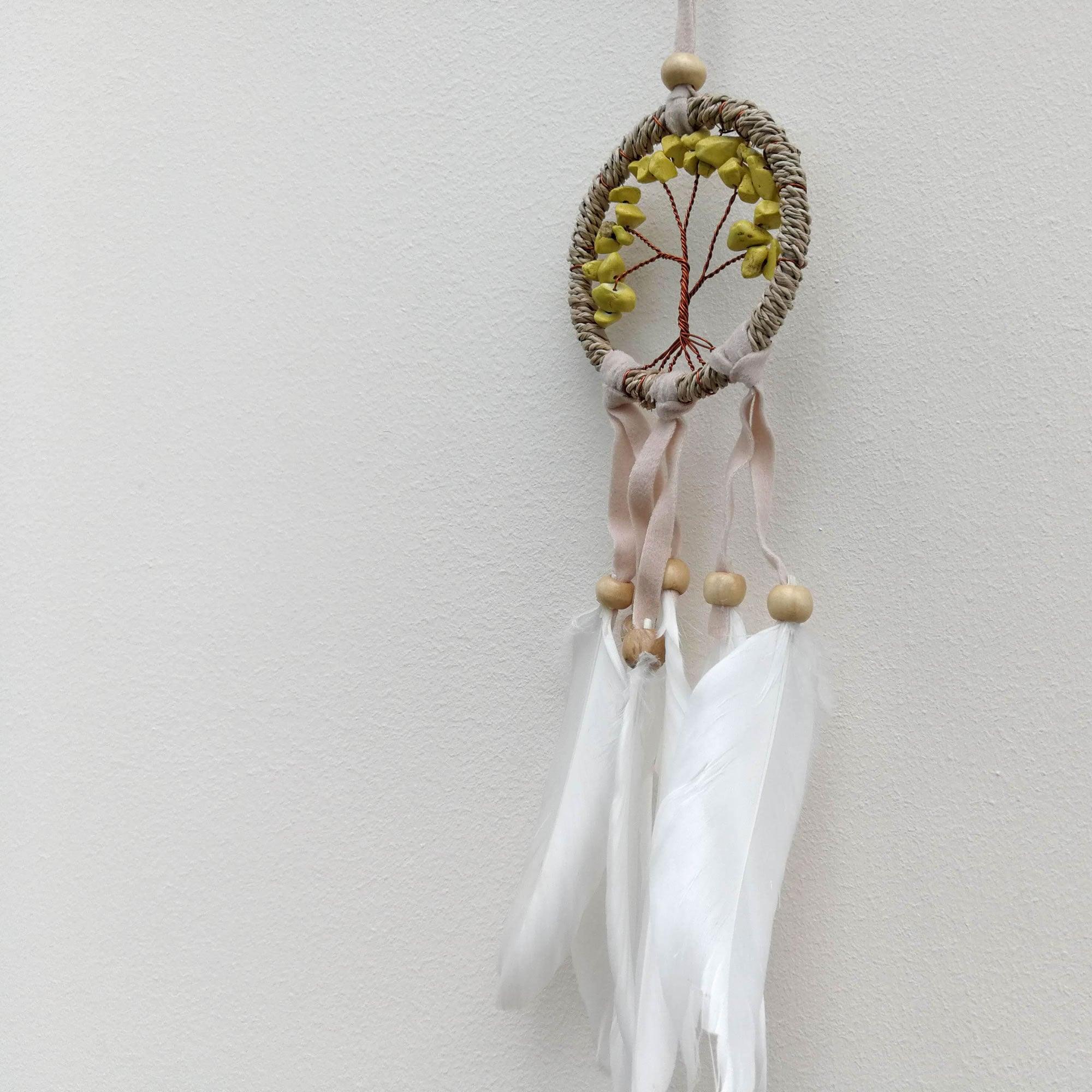 Bohemian Macrame Car Wall Hanging Dream Catcher - Tree of Life - Easternada