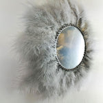 Juju Feather Vanity Wall Mirror Bohemian Style Handmade