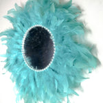 Juju Feather Vanity Wall Mirror Bohemian Style Handmade