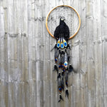 Peacock - Bohemian Feather Macramé Hanging Dream Catcher Large