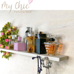 Shabby Chic Bohemian Organizer Perfume Makeup Jewelry Crystals Decorative Shelf - Easternada