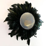Juju Feather Vanity Wall Mirror Bohemian Style Handmade