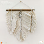 Bohemian Style Feather Handmade Decorative Macrame Wall hanging - Easternada