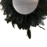 Juju Feather Vanity Wall Mirror Bohemian Style Handmade