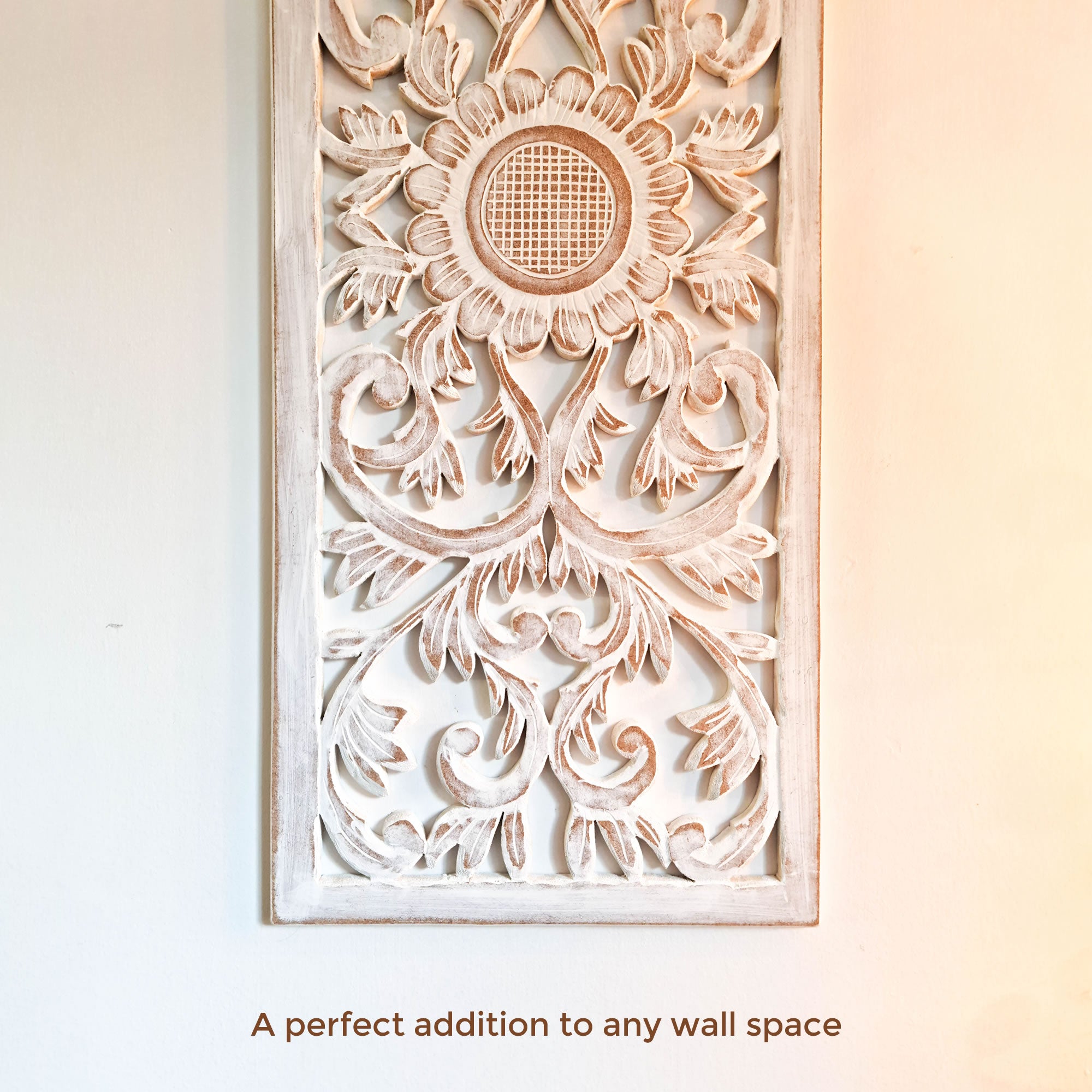 Ailes d'Ange Décoration Sculpture Chambre d'Enfant Decore Tête de Lit Blanc Shabby Chic