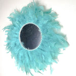 Juju Feather Vanity Wall Mirror Bohemian Style Handmade