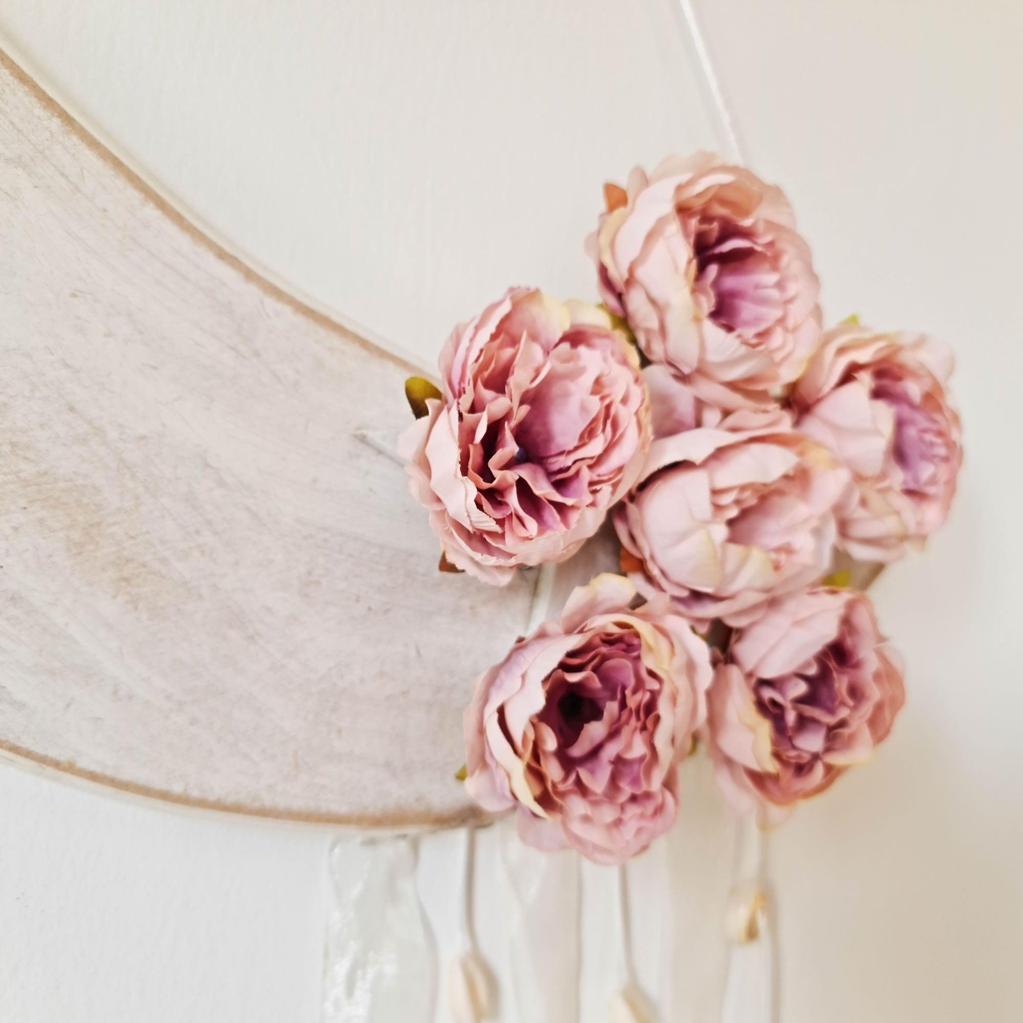 Bohemian Moon Star Flower Decorative Wall Hanging - 40 x 90 cm Dream Catcher Wedding Gift for her