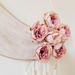 Bohemian Moon Star Flower Decorative Wall Hanging - 40 x 90 cm Dream Catcher Wedding Gift for her