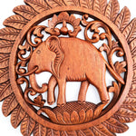 Jungle African Elephant Hand Carved Wooden Wall Art Decoration Panel Sculpture Nature - Easternada A perfect Gift idea