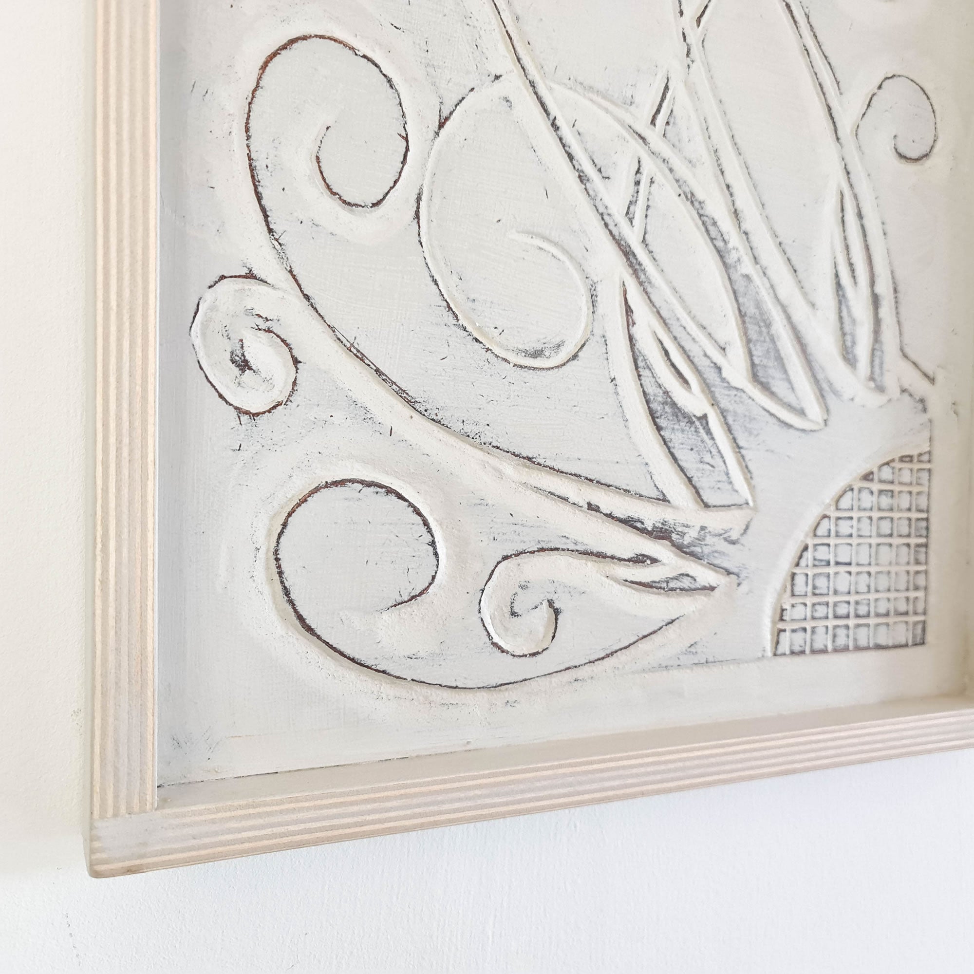 This is a one-off Carved Wooden Wall Art handmade and hand-painted with some eye catching results