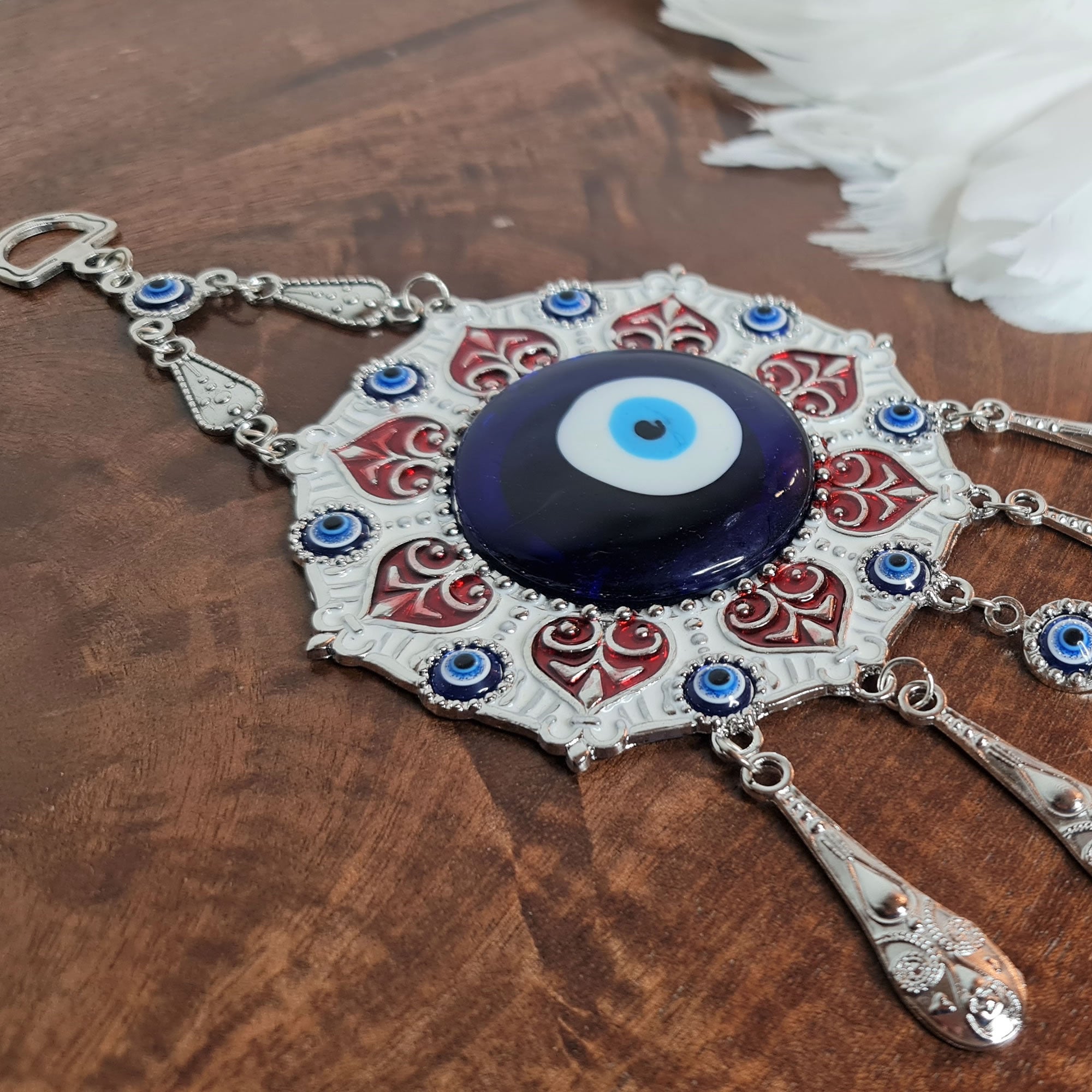 Nazar Turkish Evil Eye Bohemian Macramé Hanging Dream Catcher