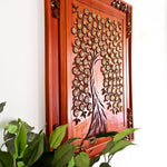 Asmaullah il Husna Hand Carved Wooden Decorative Wall Art Tree of Life Muslim Allah Muhammad - Easternada