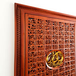 Asmaullah il Husna Hand Carved Wooden Decorative Wall Art Allah Muhammad _ Easternada
