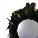 Juju Feather Vanity Wall Mirror Bohemian Style Handmade