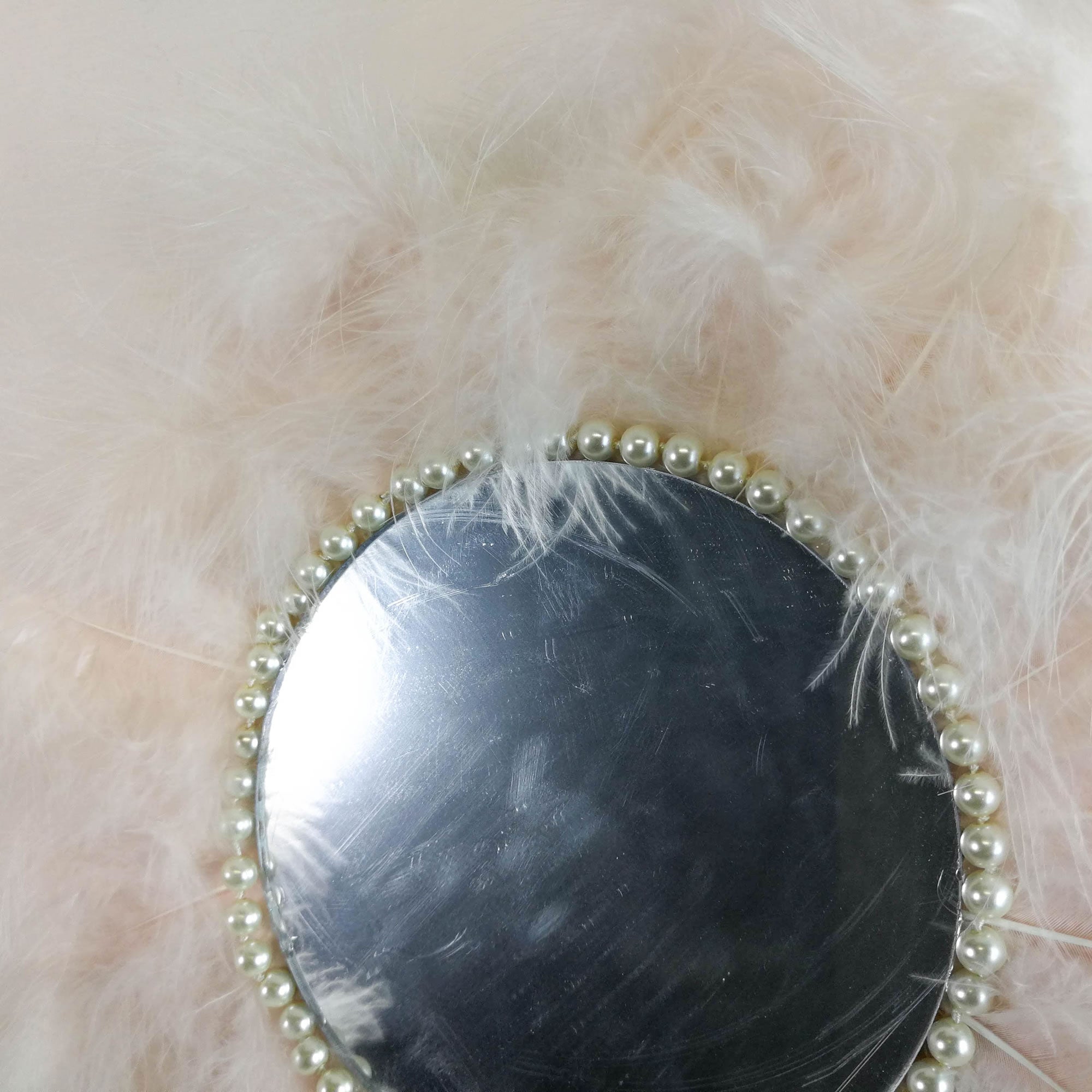 Juju Feather Vanity Wall Mirror Bohemian Style Handmade