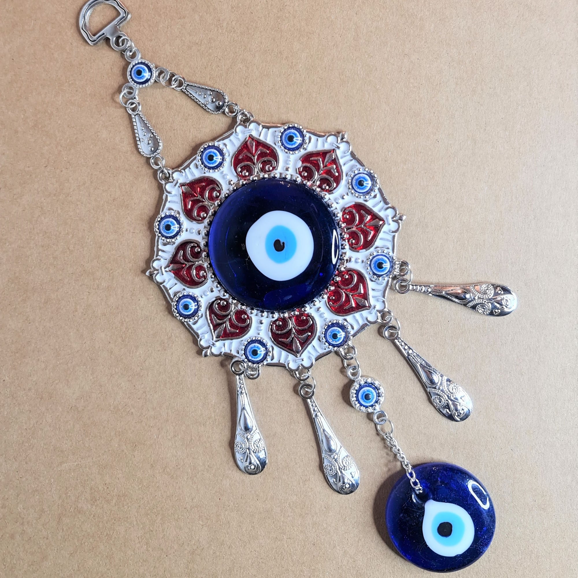 Nazar Turkish Evil Eye Bohemian Macramé Hanging Dream Catcher