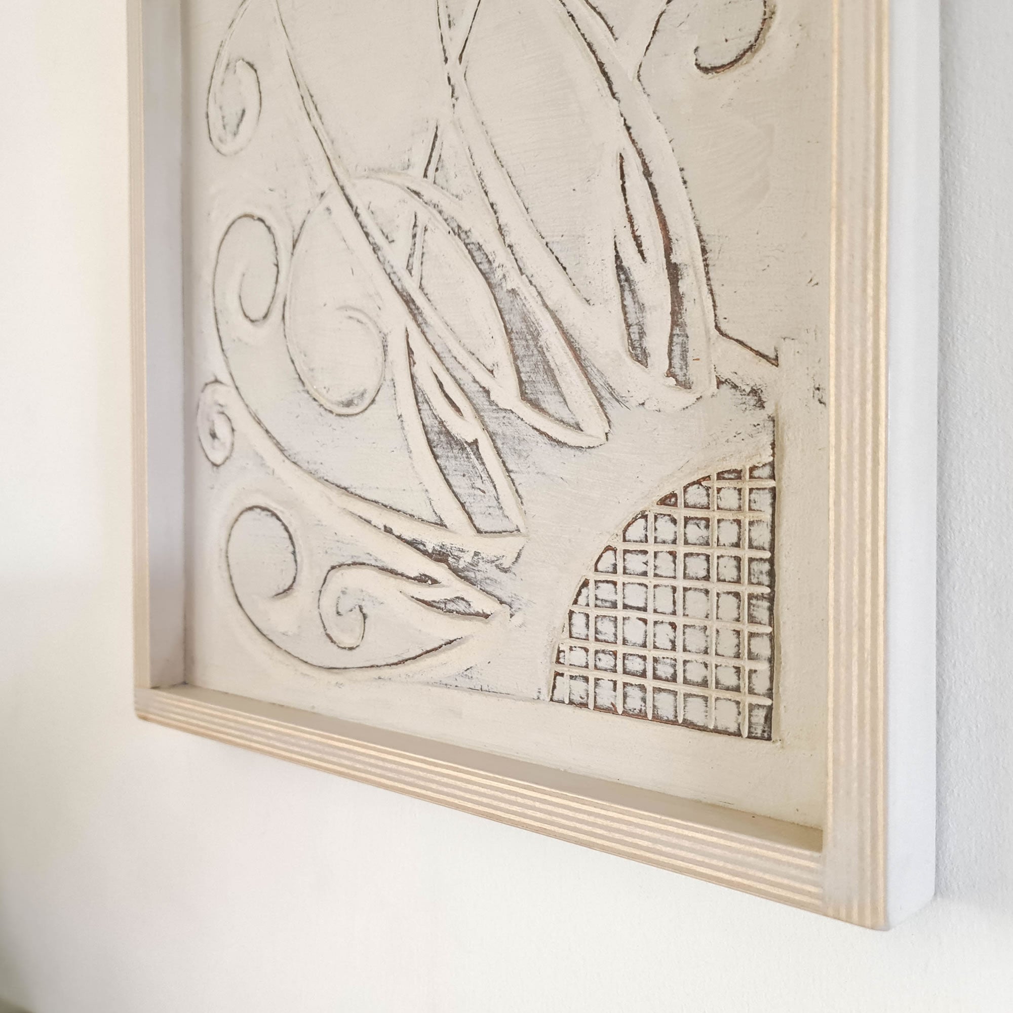 This is a one-off Carved Wooden Wall Art handmade and hand-painted with some eye catching results