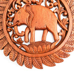 Jungle African Elephant Hand Carved Wooden Wall Art Decoration Panel Sculpture Nature - Easternada A perfect Gift idea