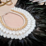 Bohemian Style Feather Sea Shells Handmade Decorative Costume Macrame Necklace Jujuhat - Easternada