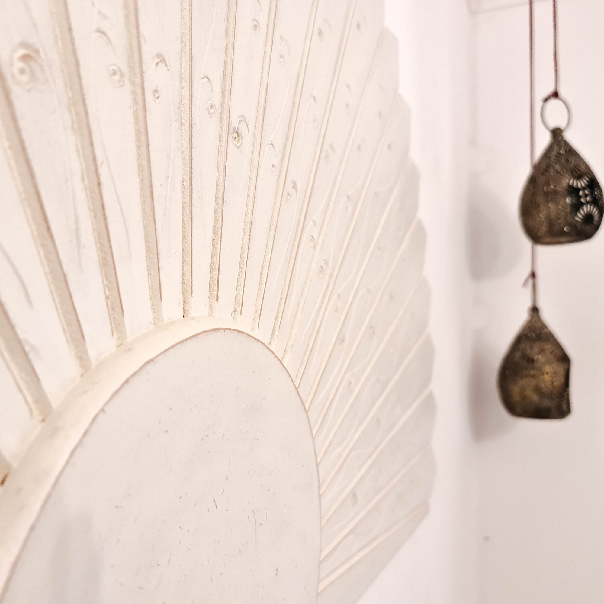 Large Art Deco Panel - Handmade Carved Wooden Wall Art Headboard