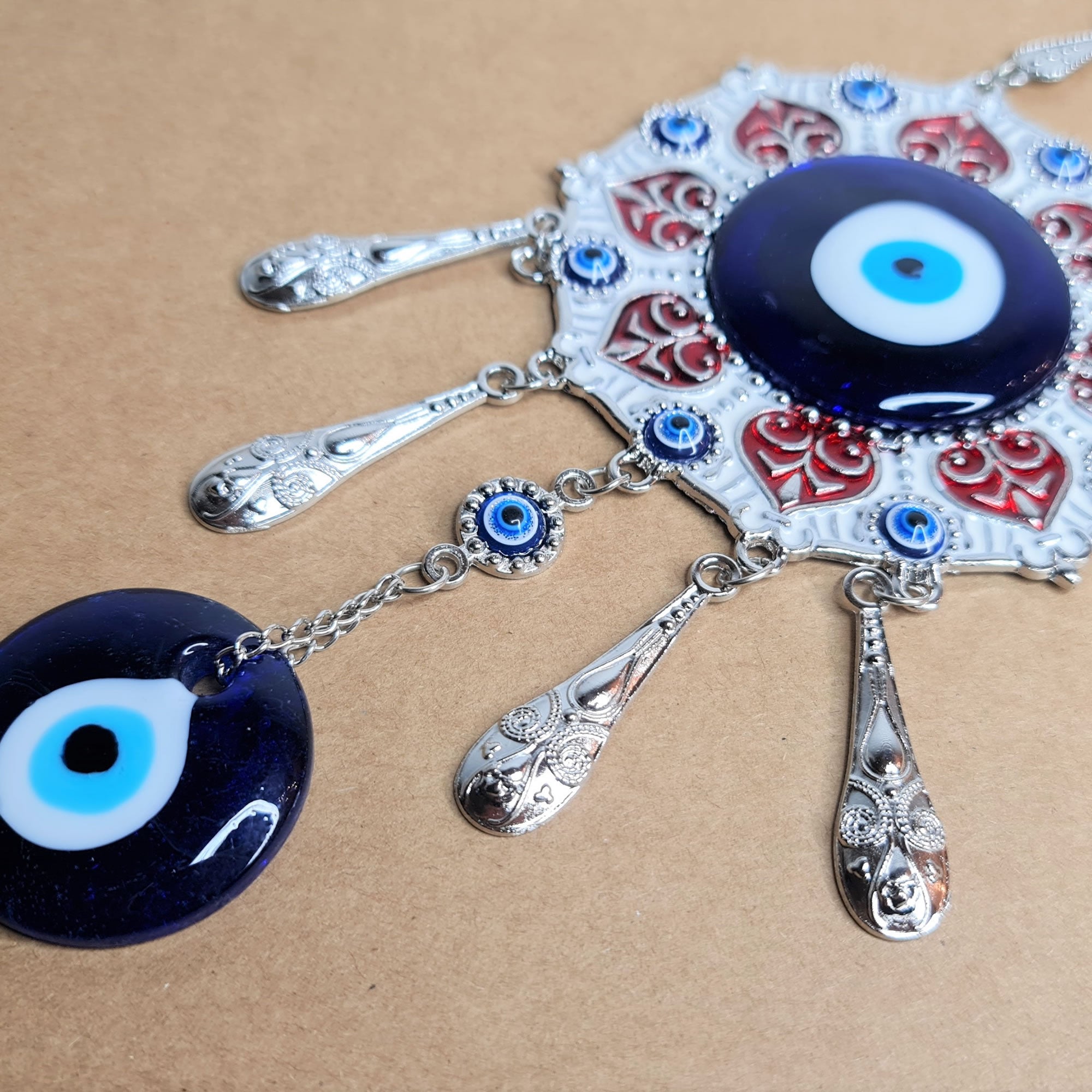 Nazar Turkish Evil Eye Bohemian Macramé Hanging Dream Catcher