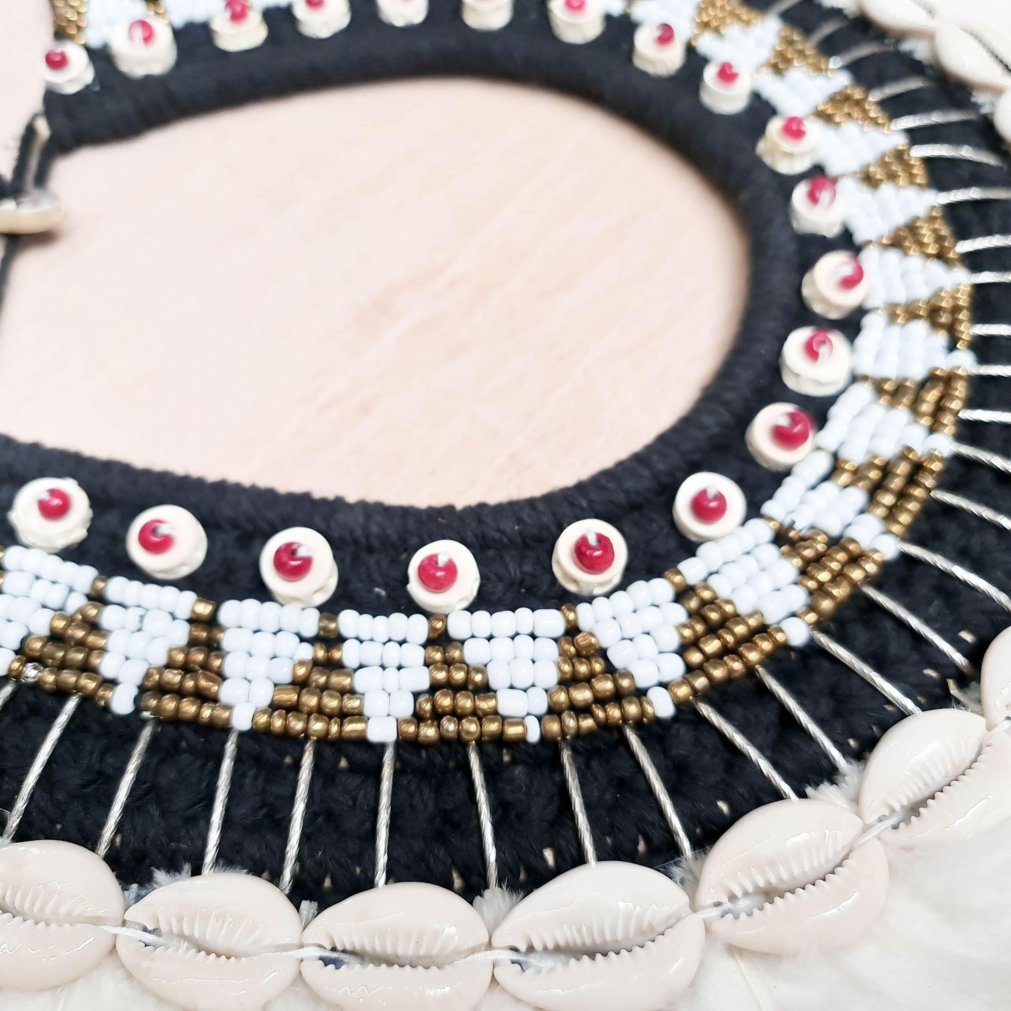 Bohemian Style Feather Sea Shells Handmade Decorative Costume Macrame Necklace Jujuhat - Easternada