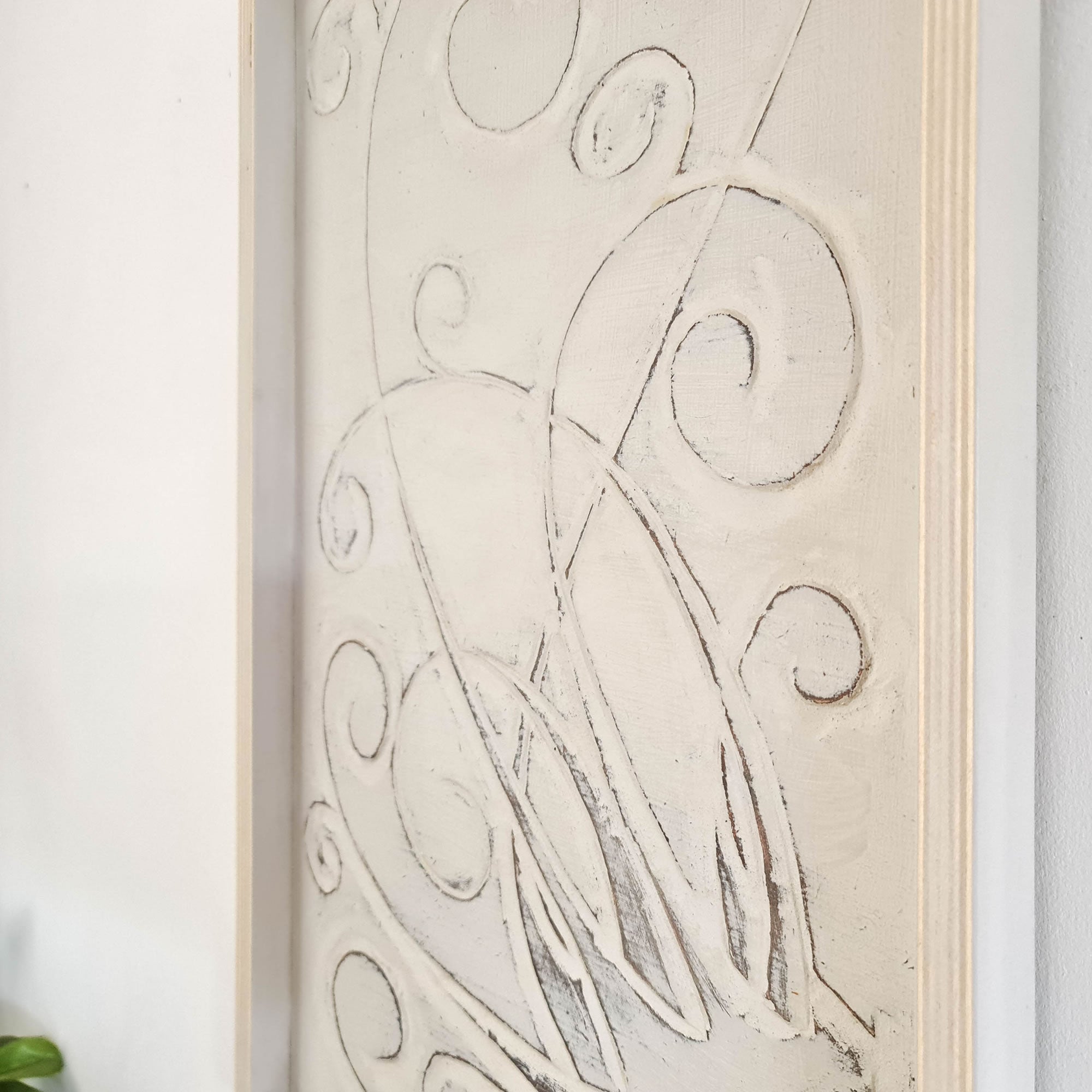 This is a one-off Carved Wooden Wall Art handmade and hand-painted with some eye catching results