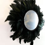 Juju Feather Vanity Wall Mirror Bohemian Style Handmade