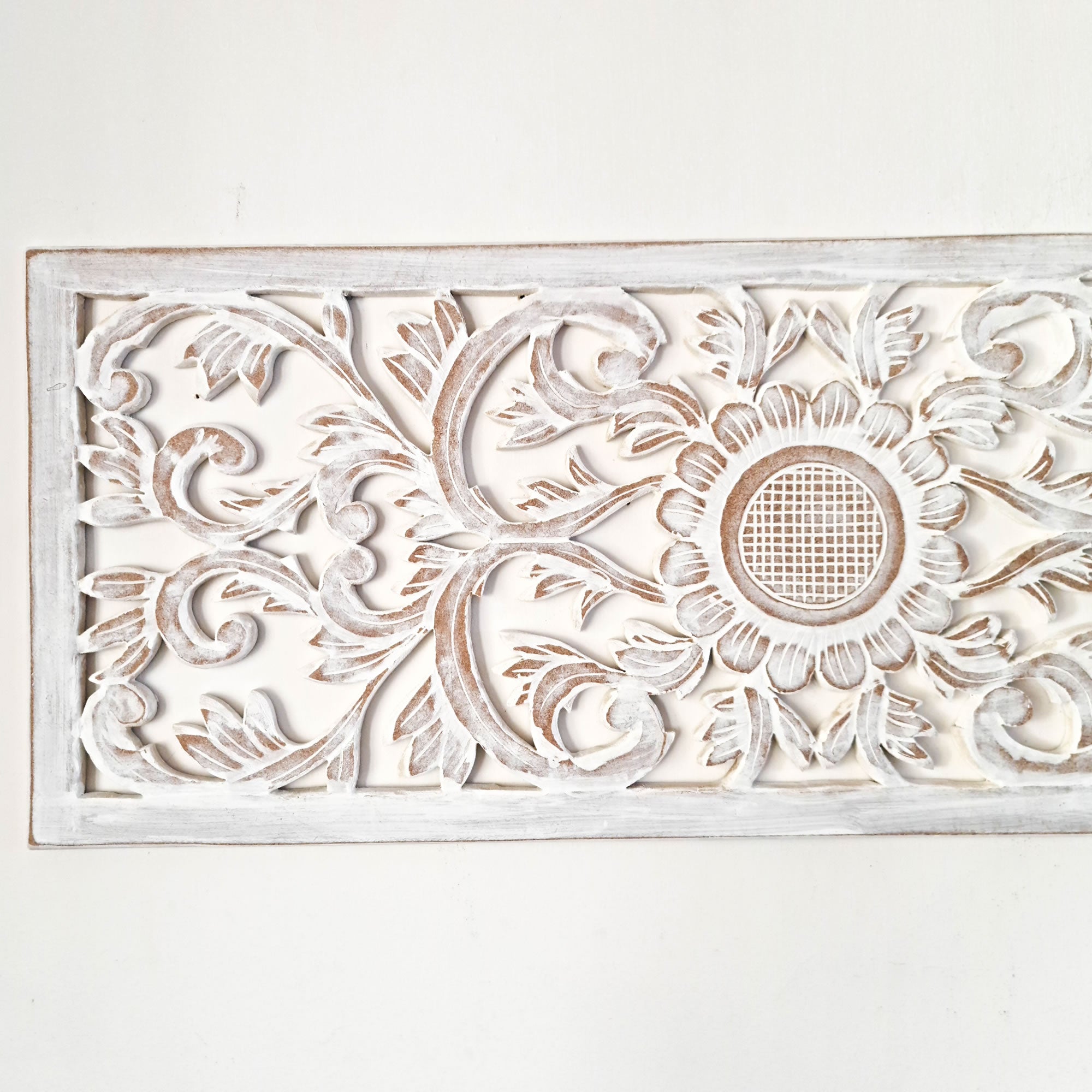 Ailes d'Ange Décoration Sculpture Chambre d'Enfant Decore Tête de Lit Blanc Shabby Chic