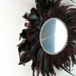 Juju Feather Vanity Wall Mirror Bohemian Style Handmade