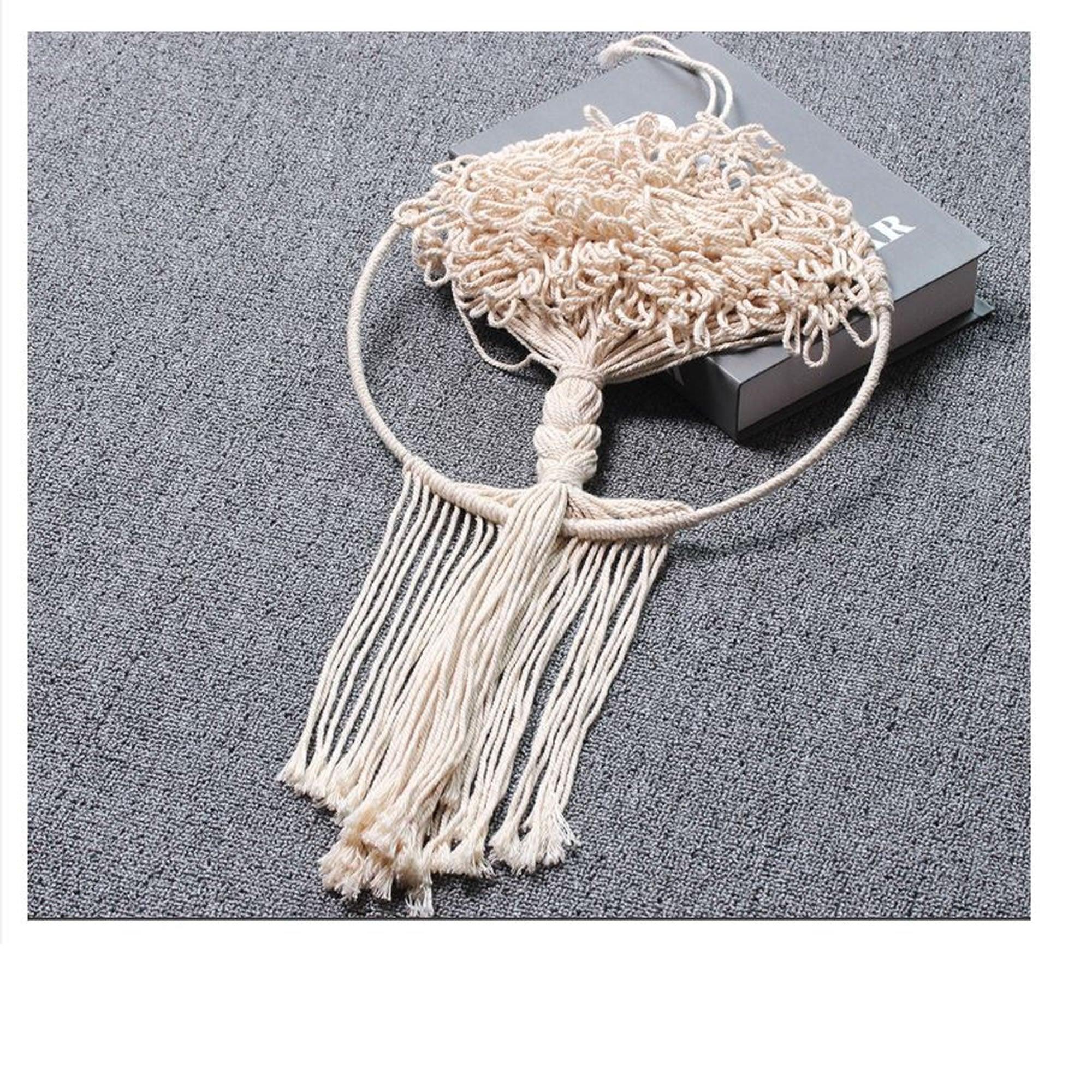Bohemian Style Handmade Decorative Hanging Macramé Dream Catcher: Tree of Life