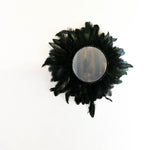 Juju Feather Vanity Wall Mirror Bohemian Style Handmade