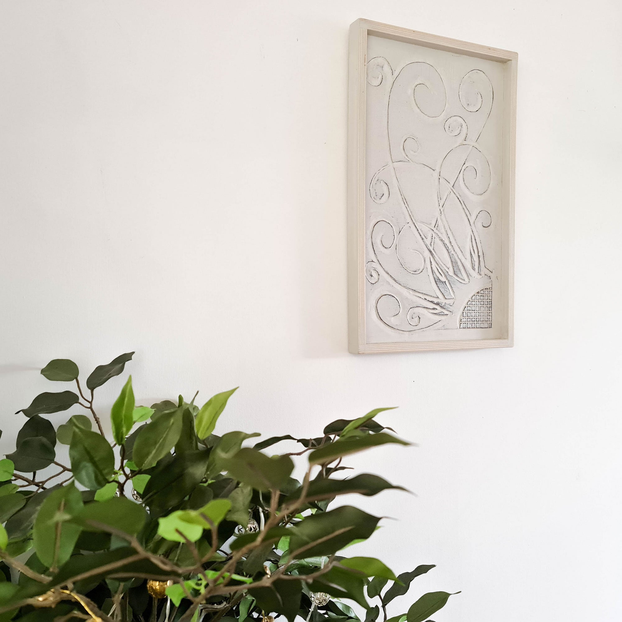 This is a one-off Carved Wooden Wall Art handmade and hand-painted with some eye catching results