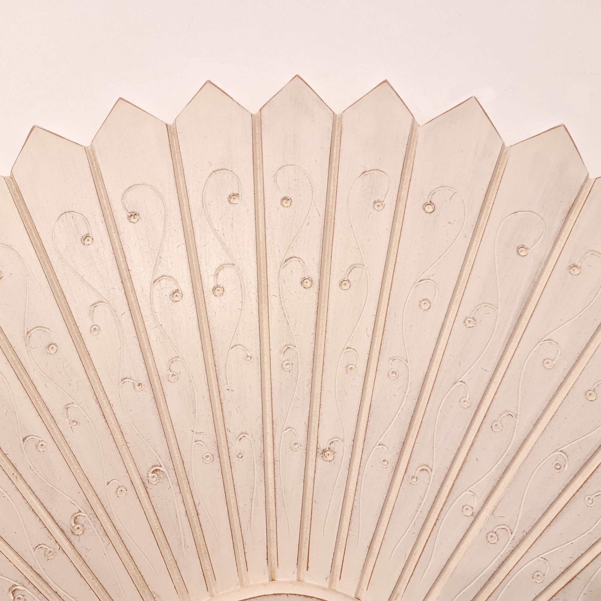 Large Art Deco Panel - Handmade Carved Wooden Wall Art Headboard