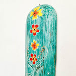 Hawaiian Tiki Mask Wall Hanging - Hand Carved painted wooden Tropical Aboriginal decoration